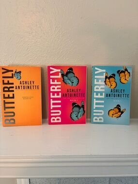BUTTERFLY trilogy paperback set by Ashley Antoinette - Orange, Pink, Blue